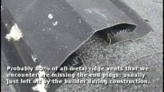 Roof Ridge Vent Repair in Maryland Md [upl. by Ailido]