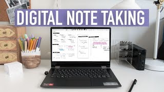 DIGITAL NOTE TAKING TIPS  OneNote  Handwriting [upl. by Ydda]