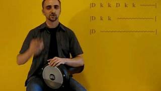 Darbuka Lesson 5  malfuf amp split hand technique B [upl. by Aram]