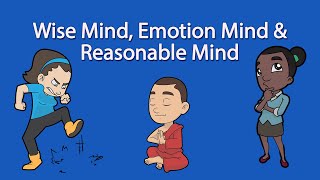 DBT Skills Wise Mind Emotional Mind amp Reasonable Mind [upl. by Oznarol]