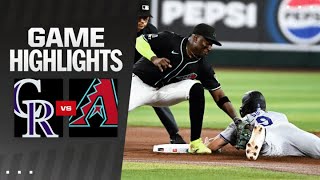 Rockies vs Dbacks Game Highlights 81224  MLB Highlights [upl. by Noved868]