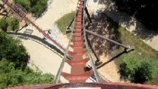 Wildfire Front Seat onride HD POV Silver Dollar City [upl. by Xuerd]