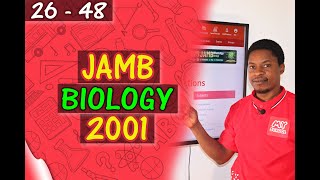 JAMB CBT Biology 2001 Past Questions 26  48 [upl. by Enilram573]