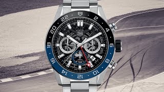 Review Tag Heuer Carrera Calibre Heuer 02 GMT [upl. by Egoreg988]