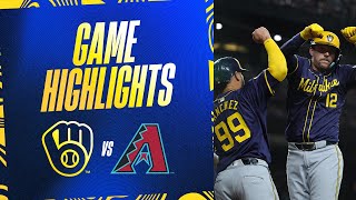 Brewers vs Dbacks Game Highlights 91324  MLB Highlights [upl. by Allertse930]