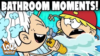 CRAZY amp RELATABLE Bathroom Moments  The Loud House [upl. by Amadeus908]