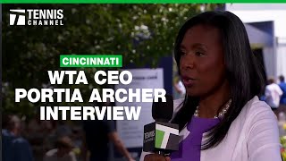 WTA CEO Portia Archer Aims to Elevate Women’s Tennis  2024 Cincinnati [upl. by Hakvir]