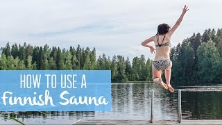 Our first traditional Finnish sauna experience [upl. by Orland]