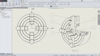 How to make Section view in Solidworks drawing [upl. by Nava]