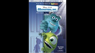 Opening to Monsters Inc DVD 2002 Both Discs Widescreen Version [upl. by Arraek]