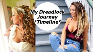 My Dreadlock Journey Timeline  Photos [upl. by Holmun732]