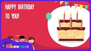 Happy Birthday To You Lyric Video  The Kiboomers Preschool Songs amp Nursery Rhymes [upl. by Ardnoek]