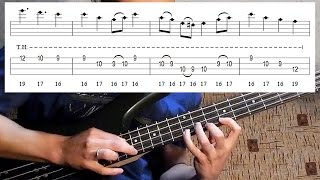 Anesthesia Pulling Teeth bass lesson how to play OUTRO  bass tab [upl. by Graeme]