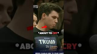 Charlie Kirk Makes a WOKE Activist CRY shorts charliekirk debate [upl. by Nessej289]