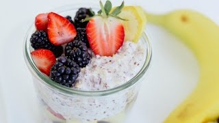 Bircher Müsli vegan selber machen  einfachKochen [upl. by Shrier]