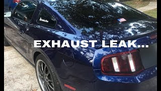 EXHAUST LEAKLOOSE EXHAUST SOUND AND FIX [upl. by Anglim271]