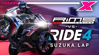 RiMS Racing vs Ride 4  Suzuka Gameplay Comparison [upl. by Neenaej]