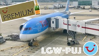 TRIP REPORT  TUI Airways  Boeing 7878 DREAMLINER  PREMIUM CLUB  London Gatwick  Punta Cana [upl. by Risa717]