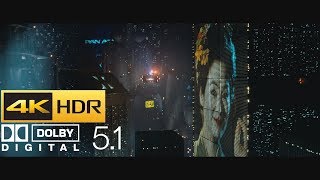 Blade Runner  Opening Scene HDR  4K  51 [upl. by Britte]