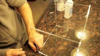 Gluing Plexiglass with Acrylics Glue [upl. by Eiralav]