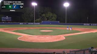 10 Faulkner vs Thomas Baseball [upl. by Ayotac]