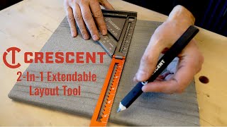 The Crescent EX6 2in1 Extendable Layout Tool [upl. by Atirres]