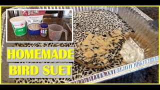 How to Make Homemade Bird Suet  Quick Recipe [upl. by Jaeger]