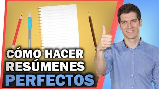 Cómo hacer RESÚMENES FÁCILES y Organizados Para ESTUDIAR MEJOR 10 Tips  Técnica Secreta [upl. by Faye]