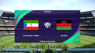 Equatorial Guinea vs Malawi 10062024 FIFA World Cup Qualification CAF PES 2021 [upl. by Lleoj]