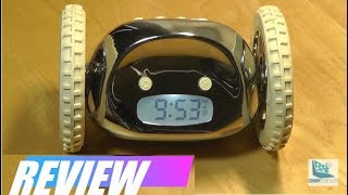 REVIEW Clocky  Runaway Alarm Clock on Wheels Original [upl. by Amalle]