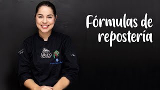 FORMULAS DE REPOSTERÍA [upl. by Enailuj]