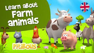 Apprrendre les animaux de la ferme en anglais  Les Pitibous [upl. by Killarney446]