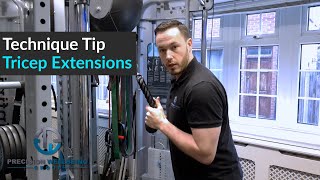 How To Do Cable Tricep Extensions More Effectively [upl. by Nnaylrebmik]