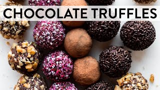 Chocolate Truffles  Sallys Baking Recipes [upl. by Dnomzed]