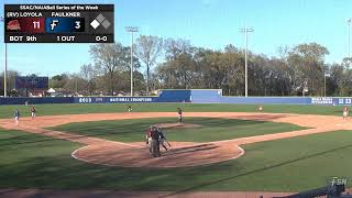 Faulkner vs Loyola Baseball [upl. by Dnamra595]