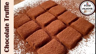 Only 2 Ingredients Condensed Milk Chocolate Truffles Easy Recipe [upl. by Ailen]