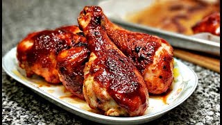 Easy Oven Baked BBQ Chicken  Barbecue Sauce Recipe  Baked Chicken Recipe [upl. by Buffy855]