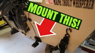 NO DRILL TRANSDUCER MOUNT  THE RIGHT WAY Take 2 [upl. by Lleinad]