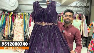 Party Wear Dresses Ahmedabad Wholesale Market [upl. by Hsinam]