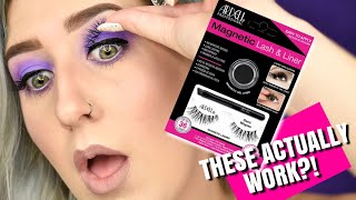 LIFE CHANGING LASHES Ardell MAGNETIC LINER and LASH Set [upl. by Odlaumor]