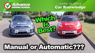 Manual or Automatic  Learn to drive Car Knowledge [upl. by Kissel]