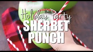 How to make Holiday Party Sherbet Punch [upl. by Kahle]