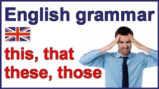 This that these those  Demonstratives  English grammar [upl. by Emmie]