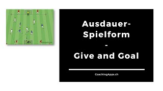 Fussball AusdauerSpielform Give and Goal [upl. by Htiduj]