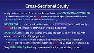 CrossSectional Study [upl. by Oitaroh]