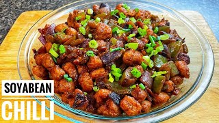 Soyabean Chilli RecipeSoybean Manchurian [upl. by Jeanie121]