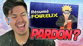 JE RÉAGIS AUX RÉSUMÉS FOIREUX DE NARUTO [upl. by Livy229]