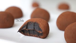 2 Ingredient Chocolate Truffles Recipe  Condensed Milk Chocolate Truffles  Top Tasty Recipes [upl. by Thorlie]