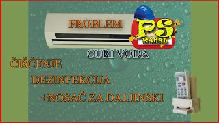 Problem sa klima uredjajima  curi voda na unutrašnjoj jedinici  čišćenje i dezinfekcija [upl. by Aihsetal]