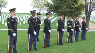 Minnesota Funeral Honors Team Practicing Firing Party Sequence [upl. by Aliber]